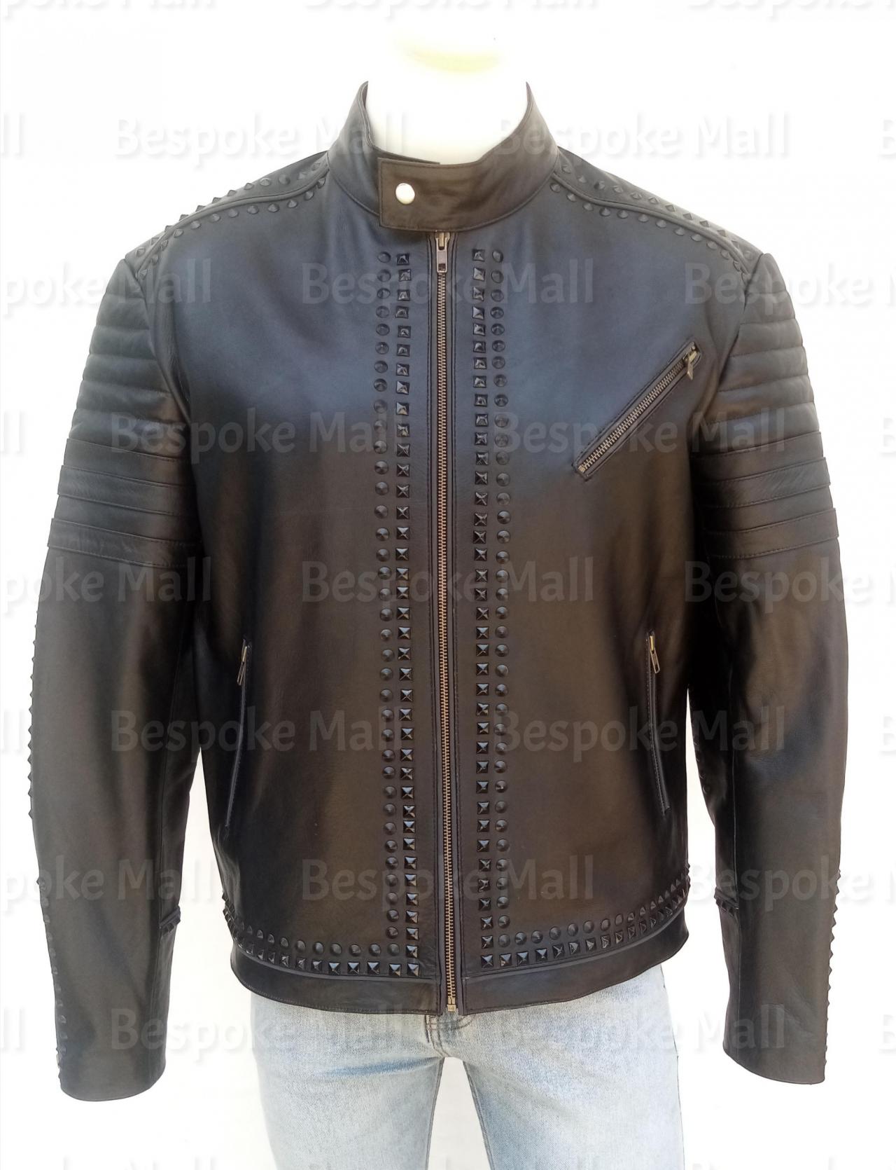 Bomber Leather Jacket Size Chart - Mens Leather Jacket - Bilal